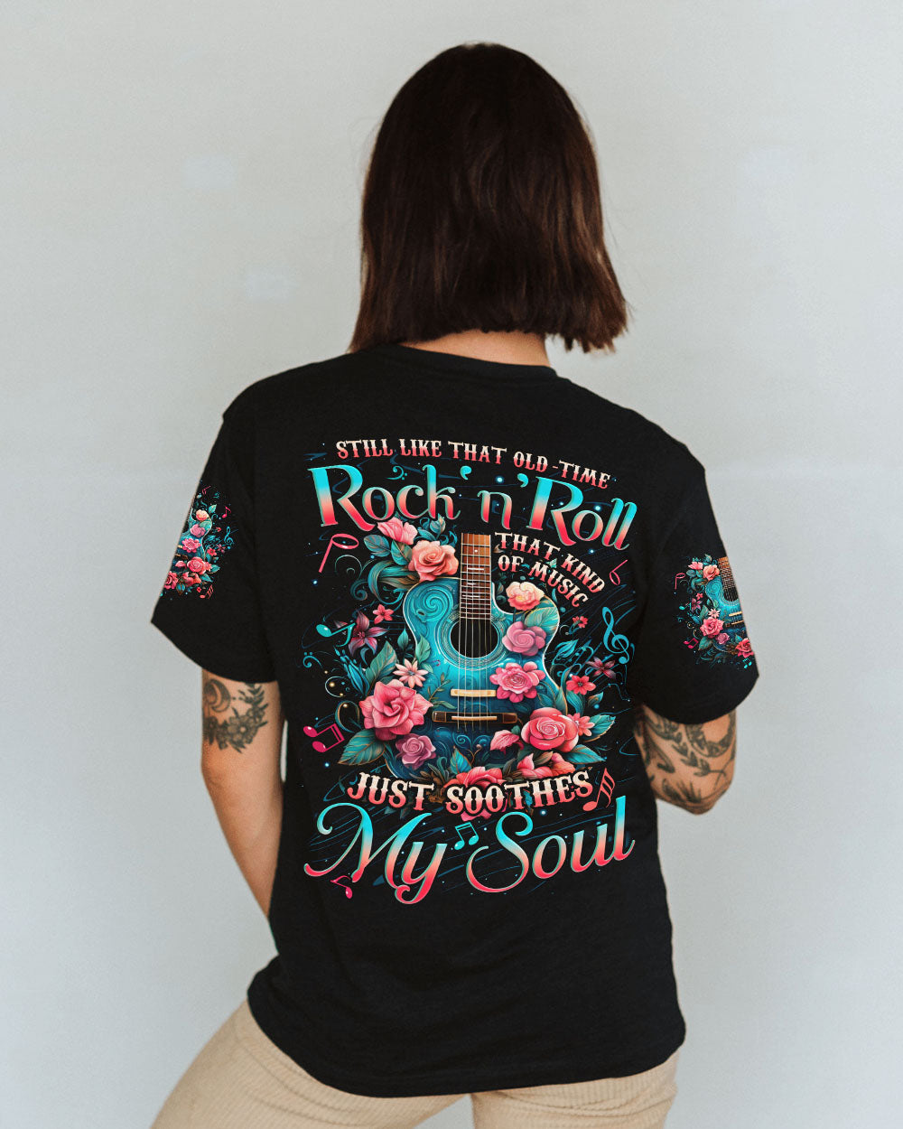 STILL LIKE THAT OLD TIME ROCK AND ROLL GUITAR ALL OVER PRINT - TYQY1012242