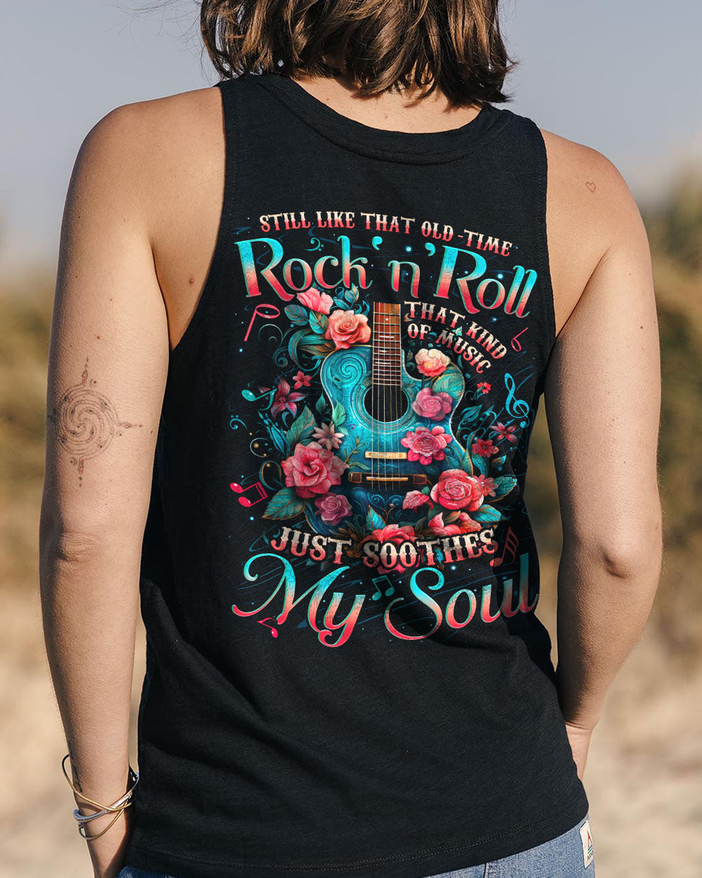 STILL LIKE THAT OLD TIME ROCK AND ROLL GUITAR ALL OVER PRINT - TYQY1012242