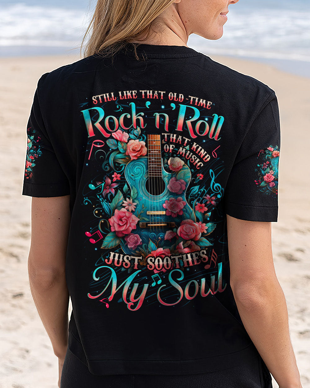 STILL LIKE THAT OLD TIME ROCK AND ROLL GUITAR ALL OVER PRINT - TYQY1012242