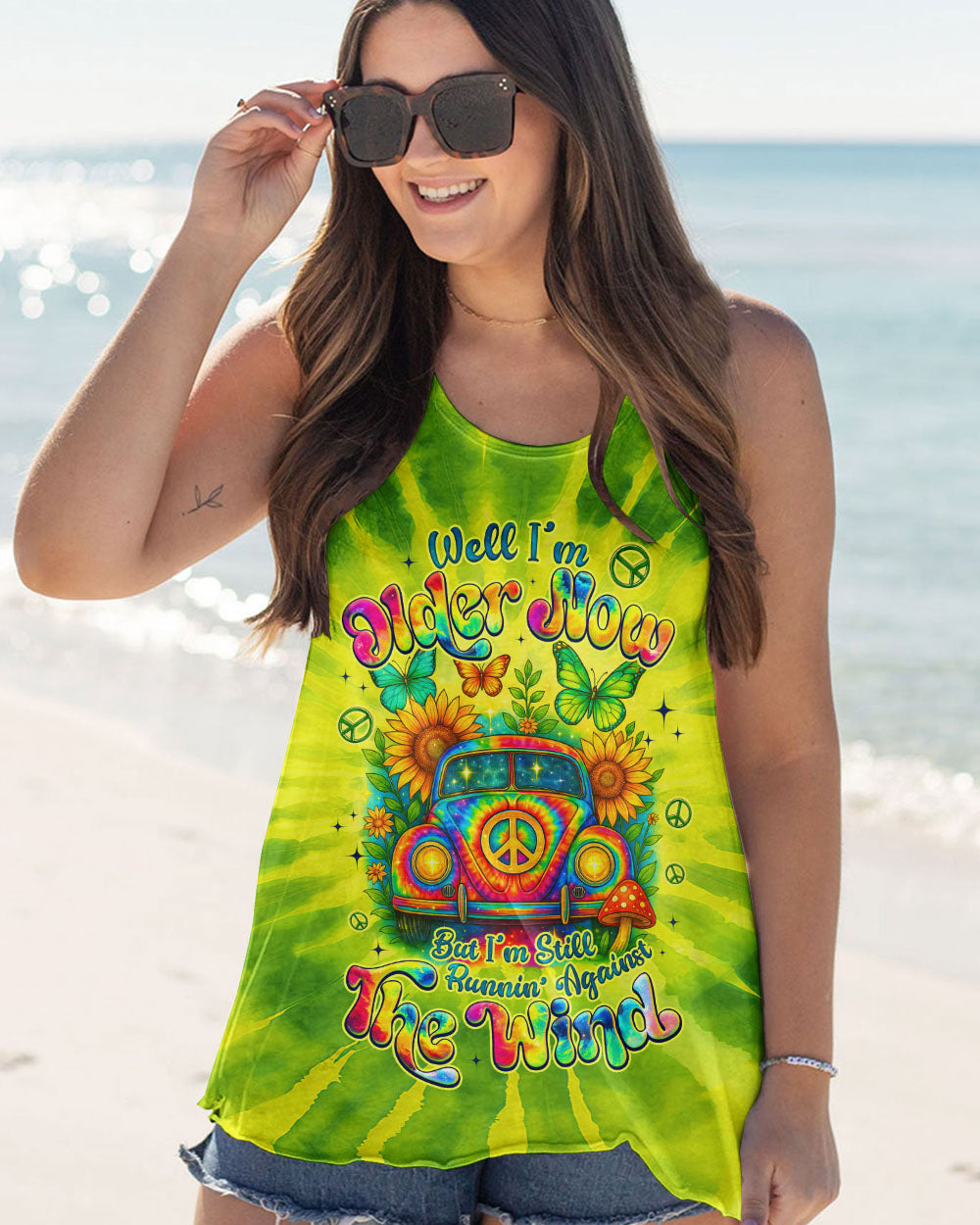 RUNNING AGAINST THE WIND CAR TIE DYE ALL OVER PRINT - TYQY1106253