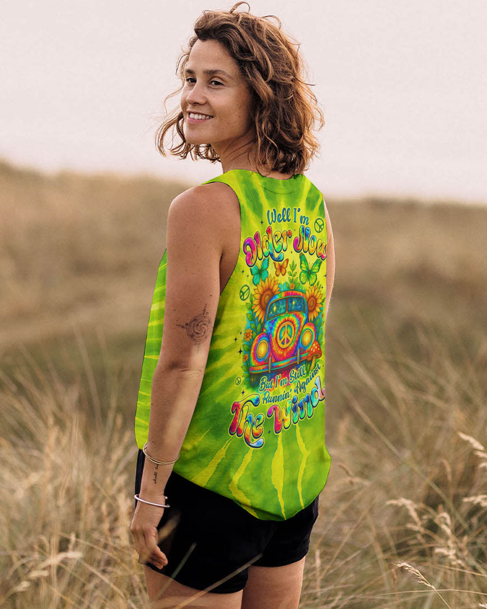 RUNNING AGAINST THE WIND CAR TIE DYE ALL OVER PRINT - TYQY1106253