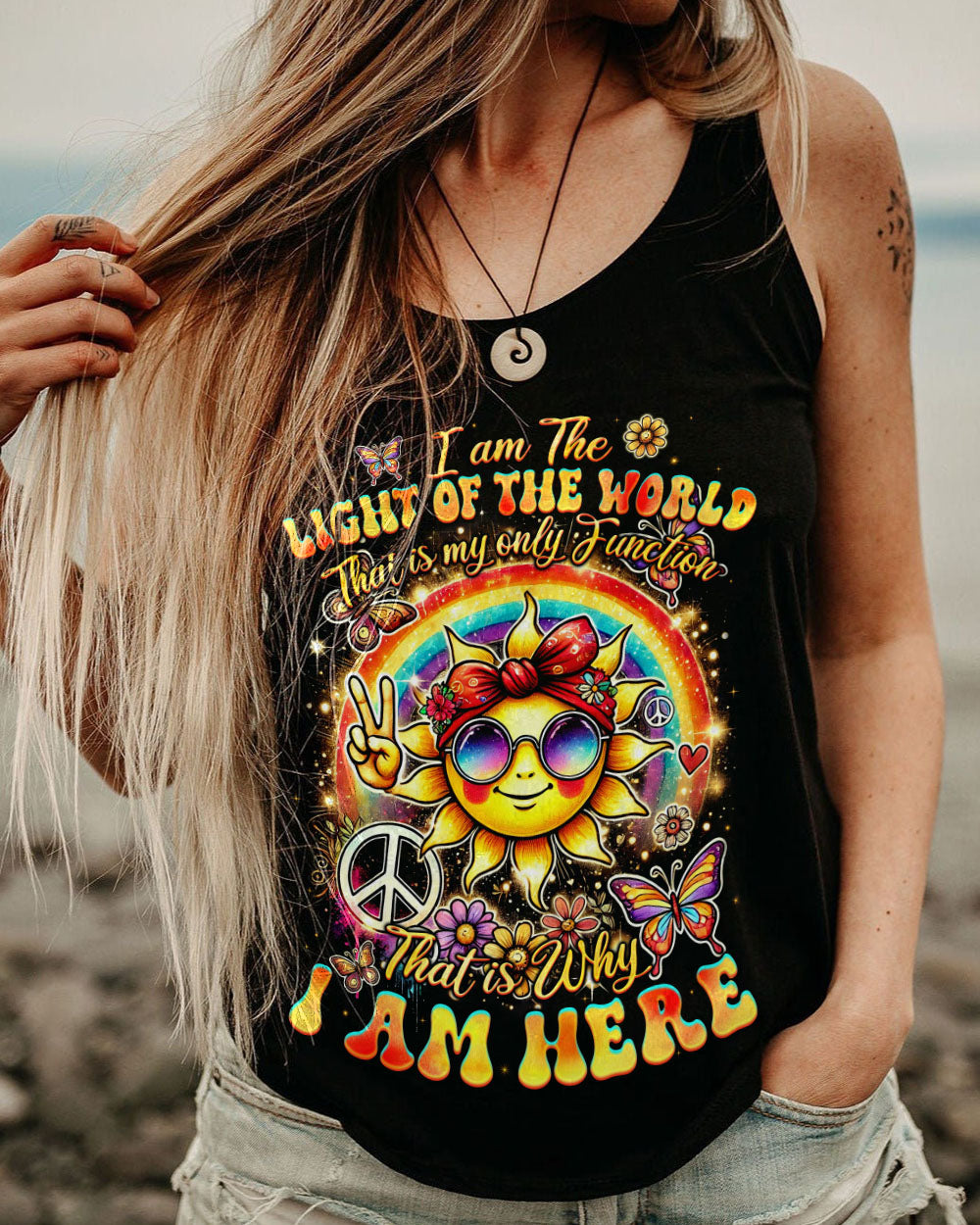 I AM THE LIGHT OF THE WORLD ALL OVER PRINT - TYQY1107242