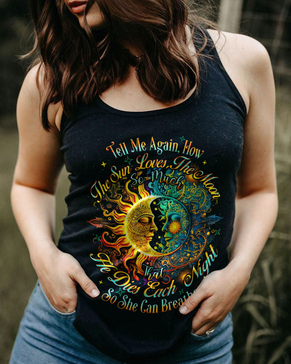 THE SUN LOVES THE MOON ALL OVER PRINT - TYQY1110233