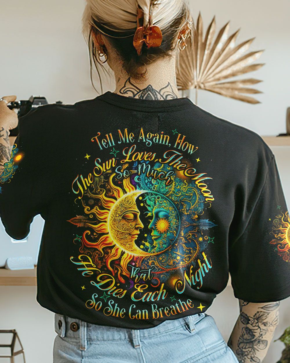 THE SUN LOVES THE MOON ALL OVER PRINT - TYQY1110233
