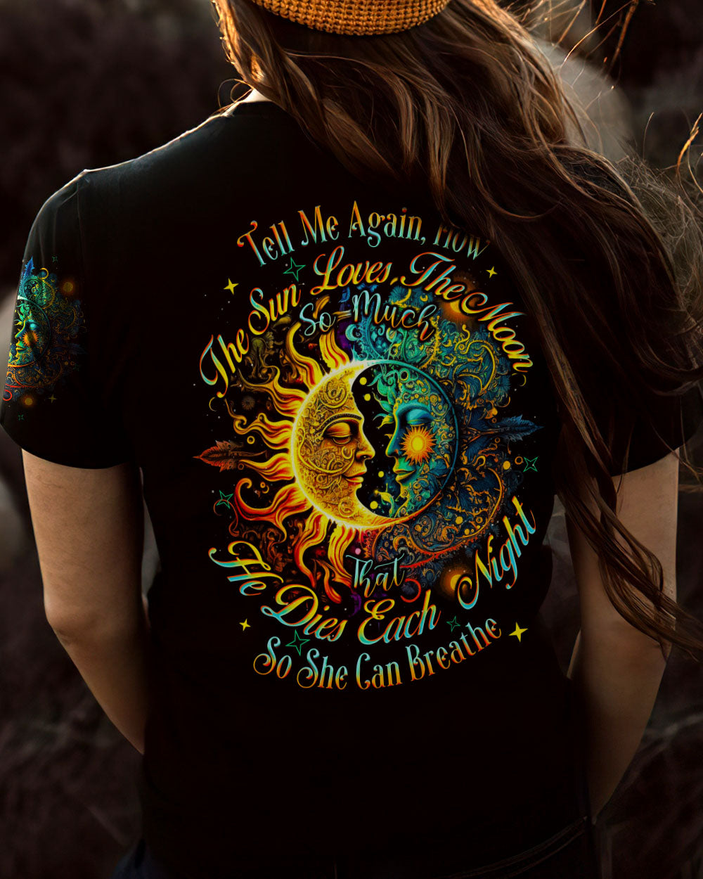 THE SUN LOVES THE MOON ALL OVER PRINT - TYQY1110233