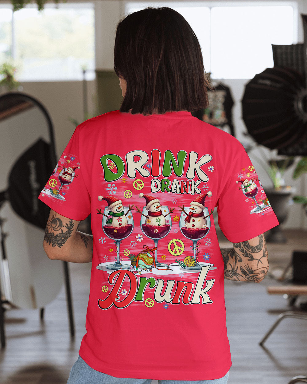 DRINK DRANK DRUNK CHRISTMAS ALL OVER PRINT - TYQY1111244