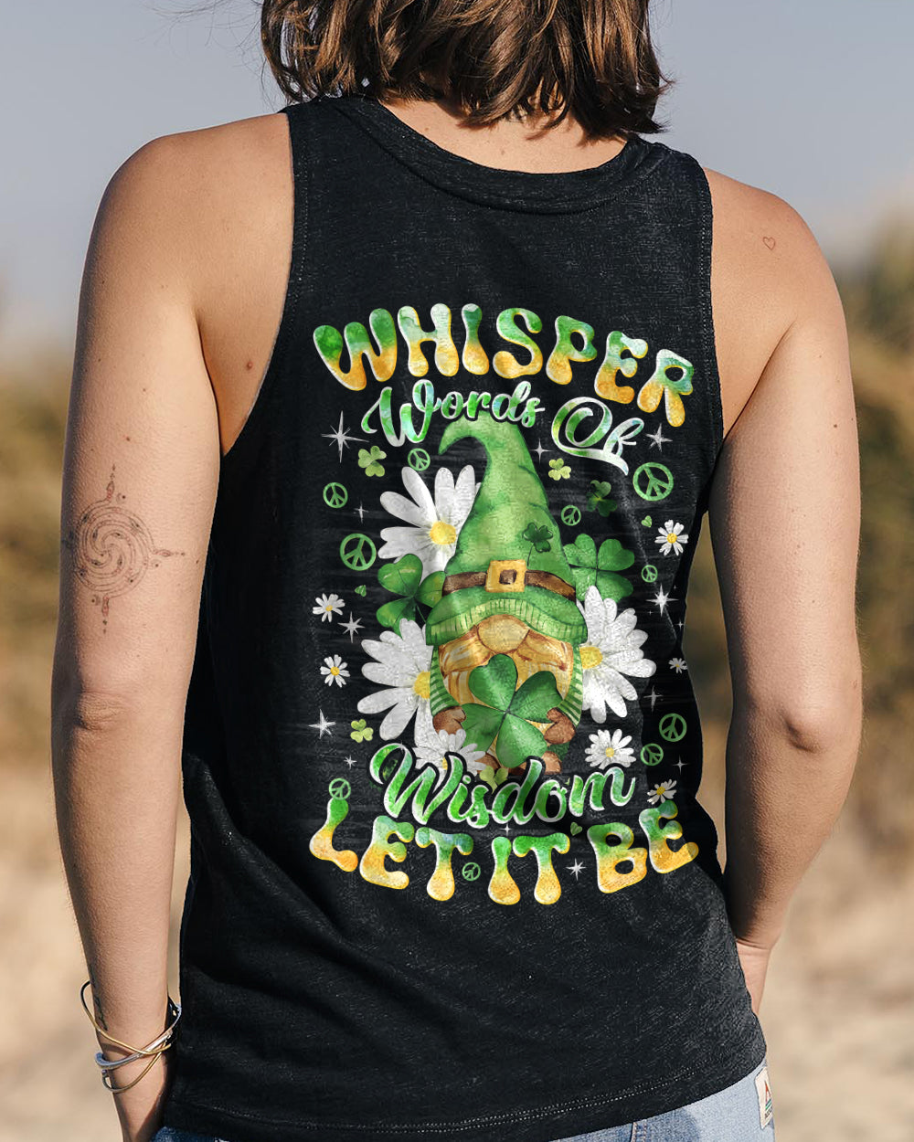 WHISPER WORDS OF WISDOM LET IT BE GNOME PATRICK'S DAY ALL OVER PRINT - TYQY1201262
