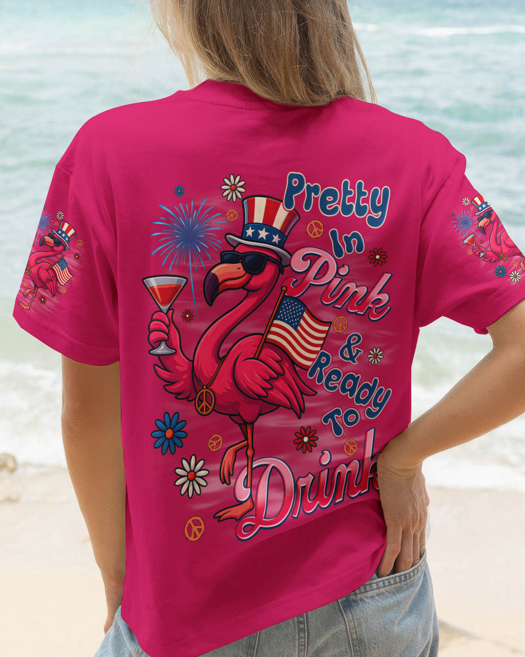 PRETTY IN PINK ALL OVER PRINT - TYQY1205252