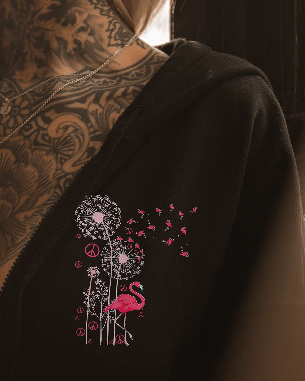 WHISPER WORDS OF WISDOM FLAMINGO ALL OVER PRINT - TYQY1207241