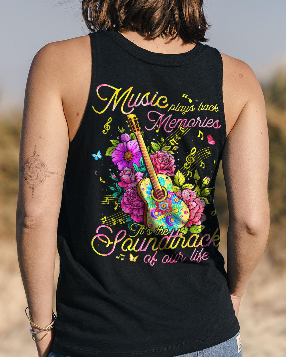 MUSIC PLAYS BACK MEMORIES ALL OVER PRINT - TYQY1208242