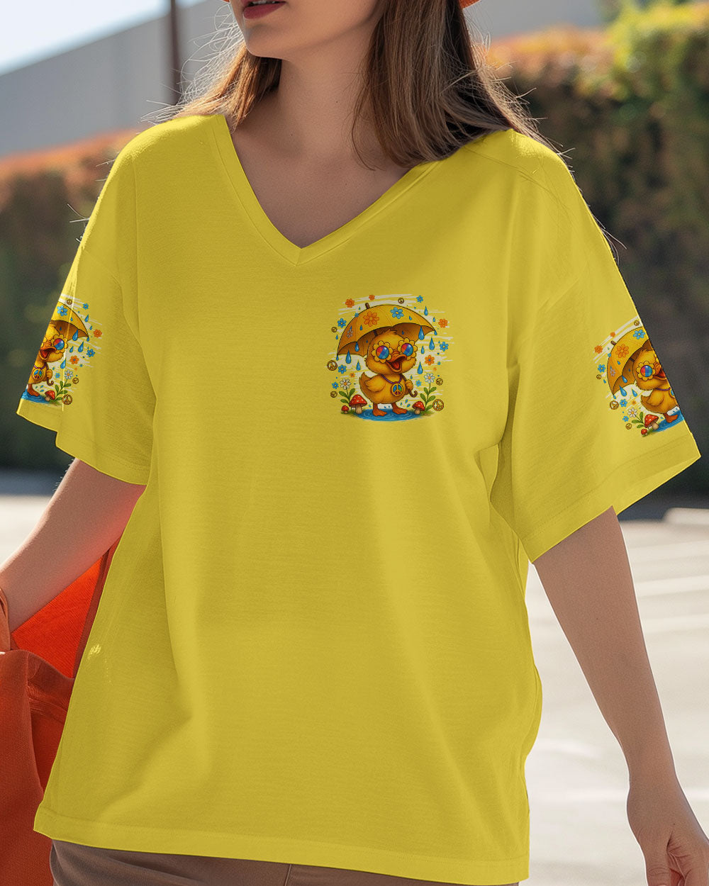 DANCE IN THE RAIN DUCK HIPPIE ALL OVER PRINT - TYQY1208251