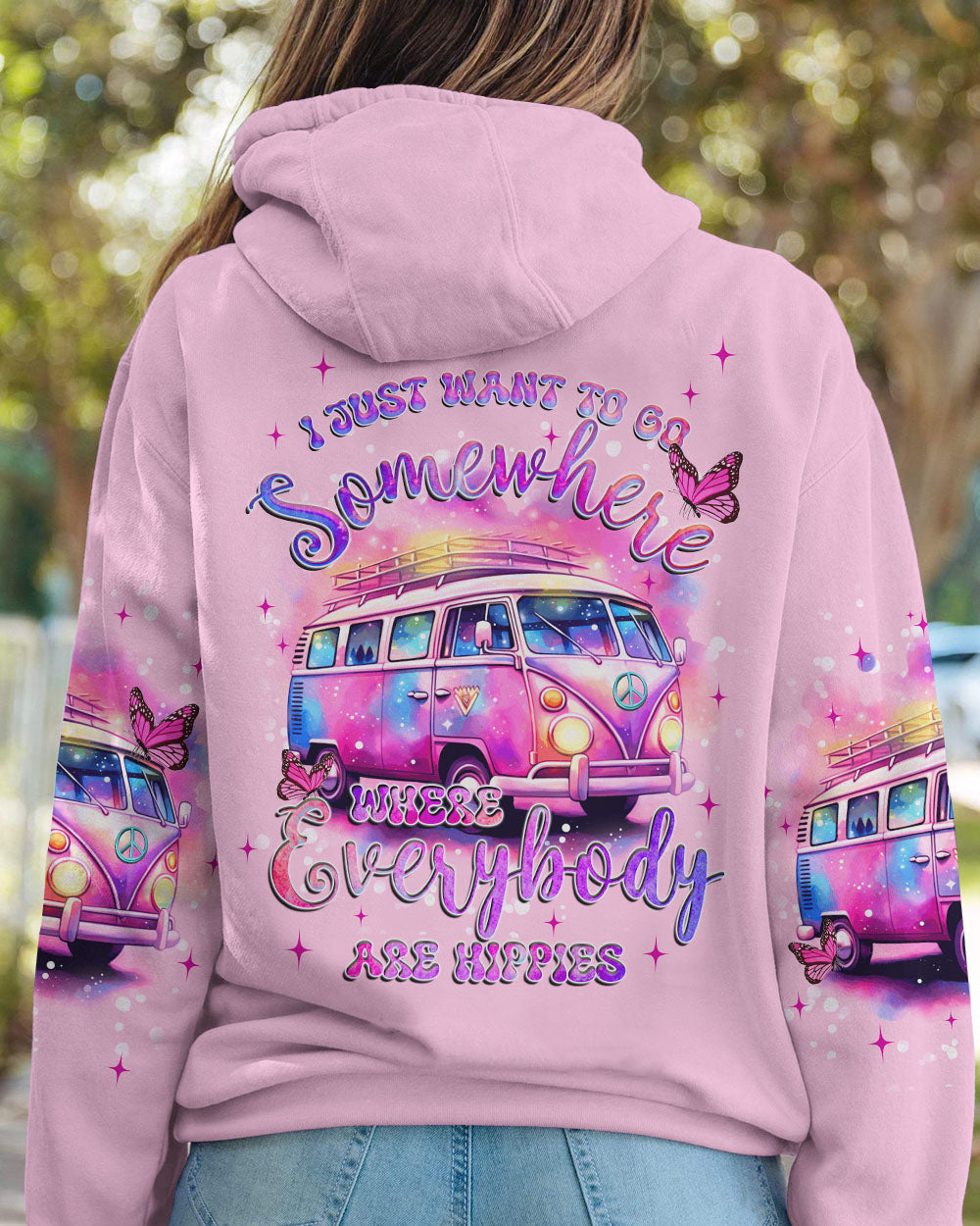 EVERYBODY ARE HIPPIES ALL OVER PRINT - TYQY1209232