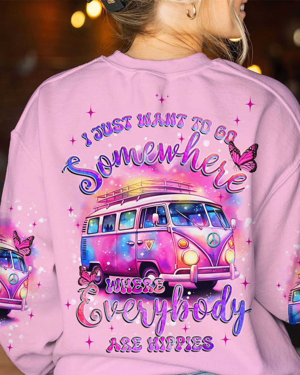 EVERYBODY ARE HIPPIES ALL OVER PRINT - TYQY1209232
