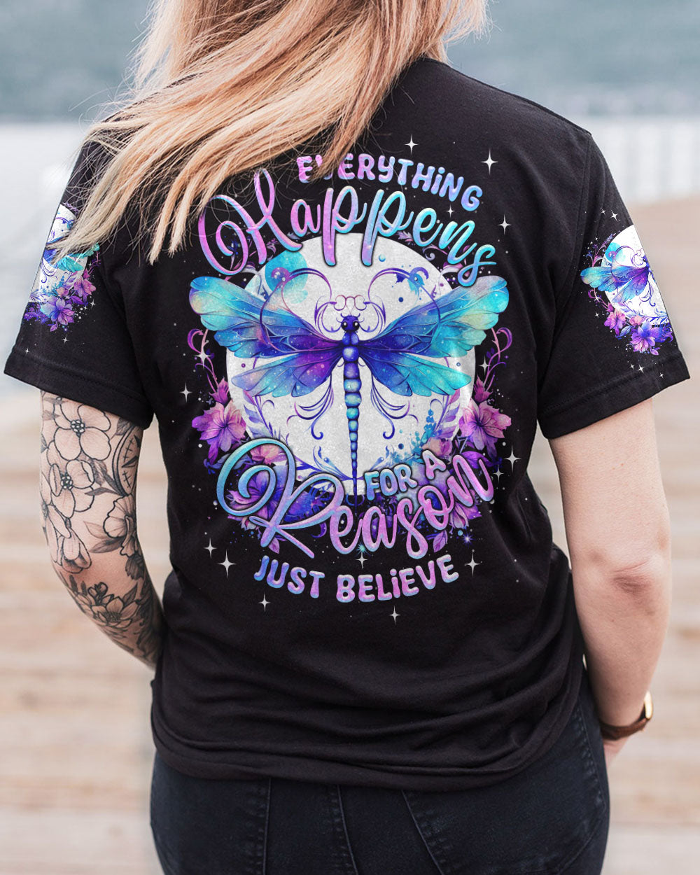 JUST BELIEVE DRAGONFLY ALL OVER PRINT - TYQY1209233