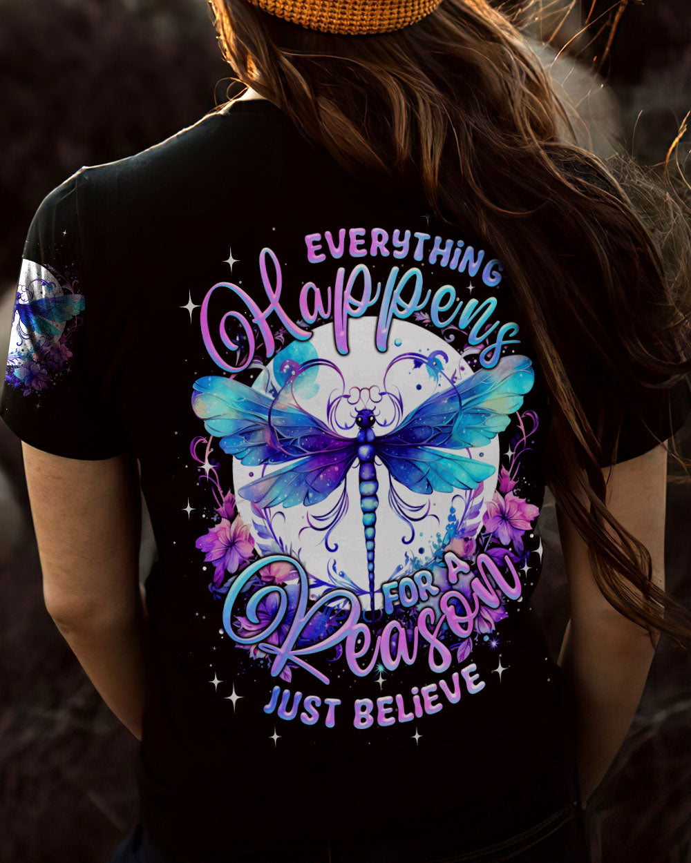 JUST BELIEVE DRAGONFLY ALL OVER PRINT - TYQY1209233