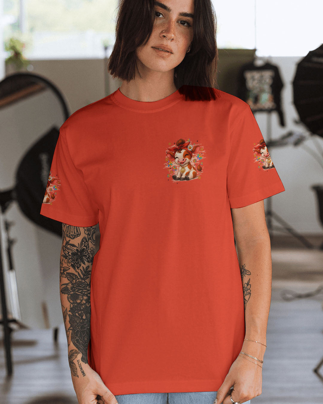 I MAY NOT BE WONDER WOMAN COW ALL OVER PRINT - TYQY1209253