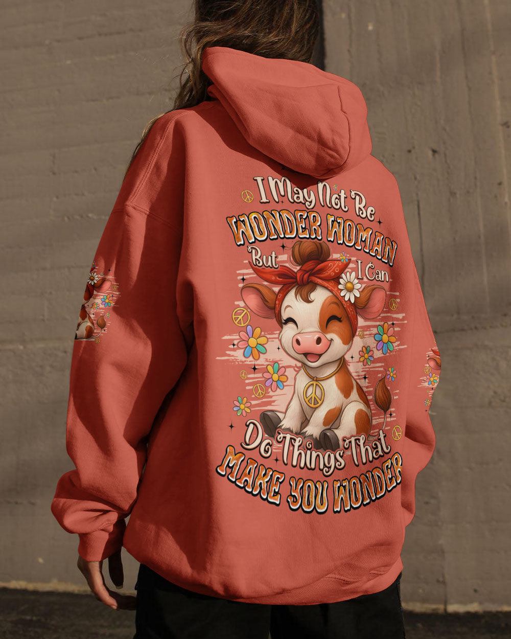 I MAY NOT BE WONDER WOMAN COW ALL OVER PRINT - TYQY1209253