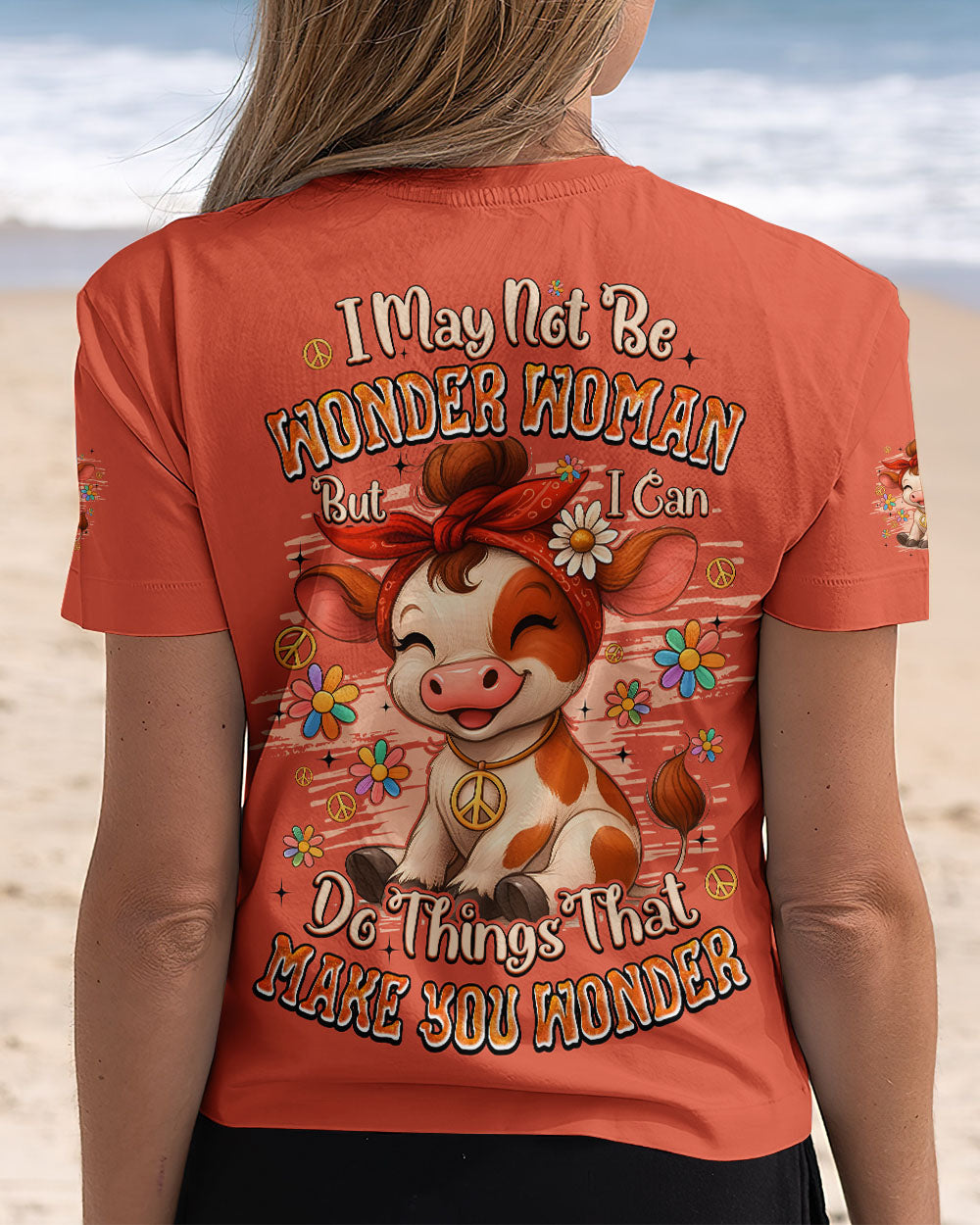 I MAY NOT BE WONDER WOMAN COW ALL OVER PRINT - TYQY1209253