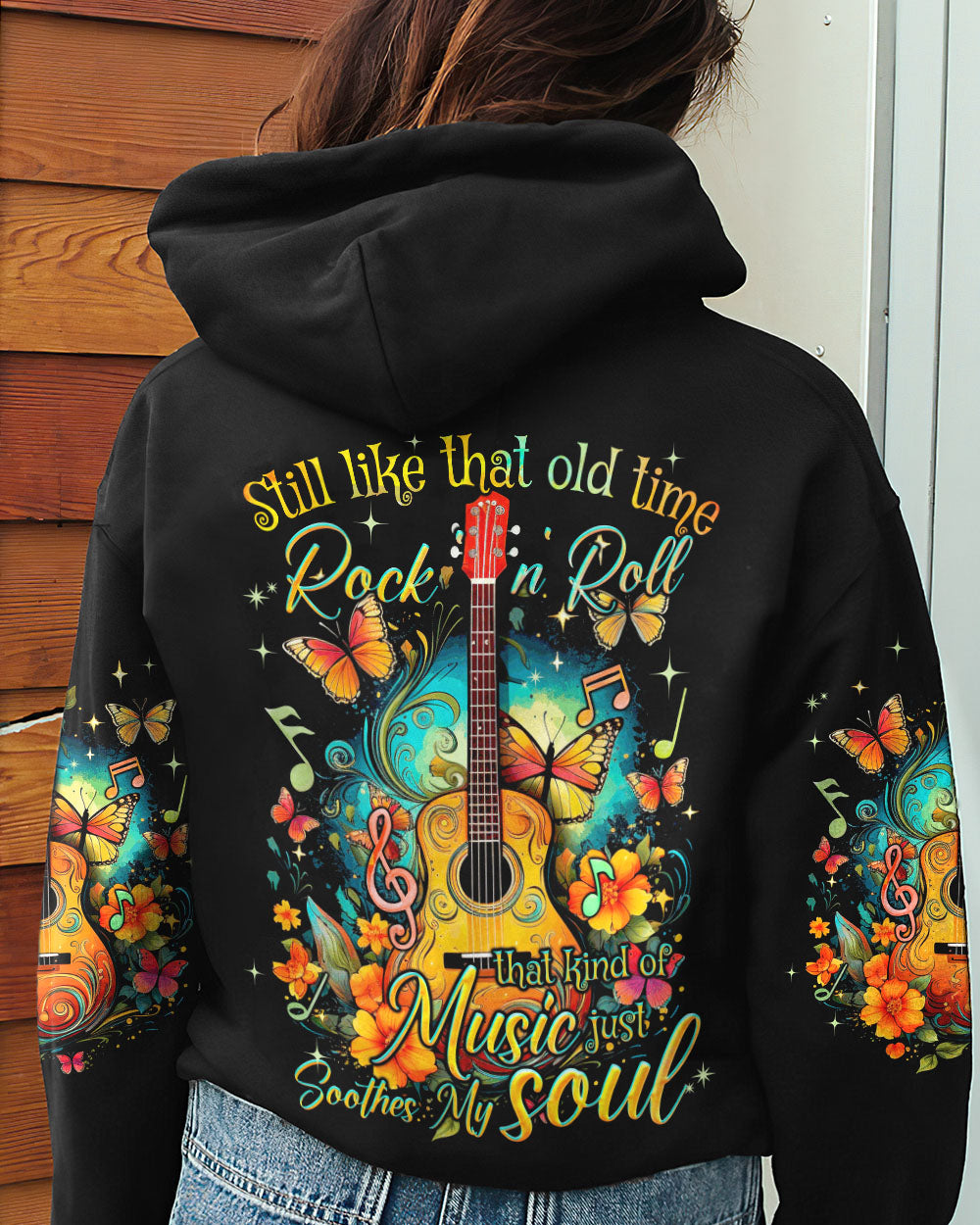 MUSIC SOOTHES THE SOUL GUITAR ALL OVER PRINT - TYQY1210233