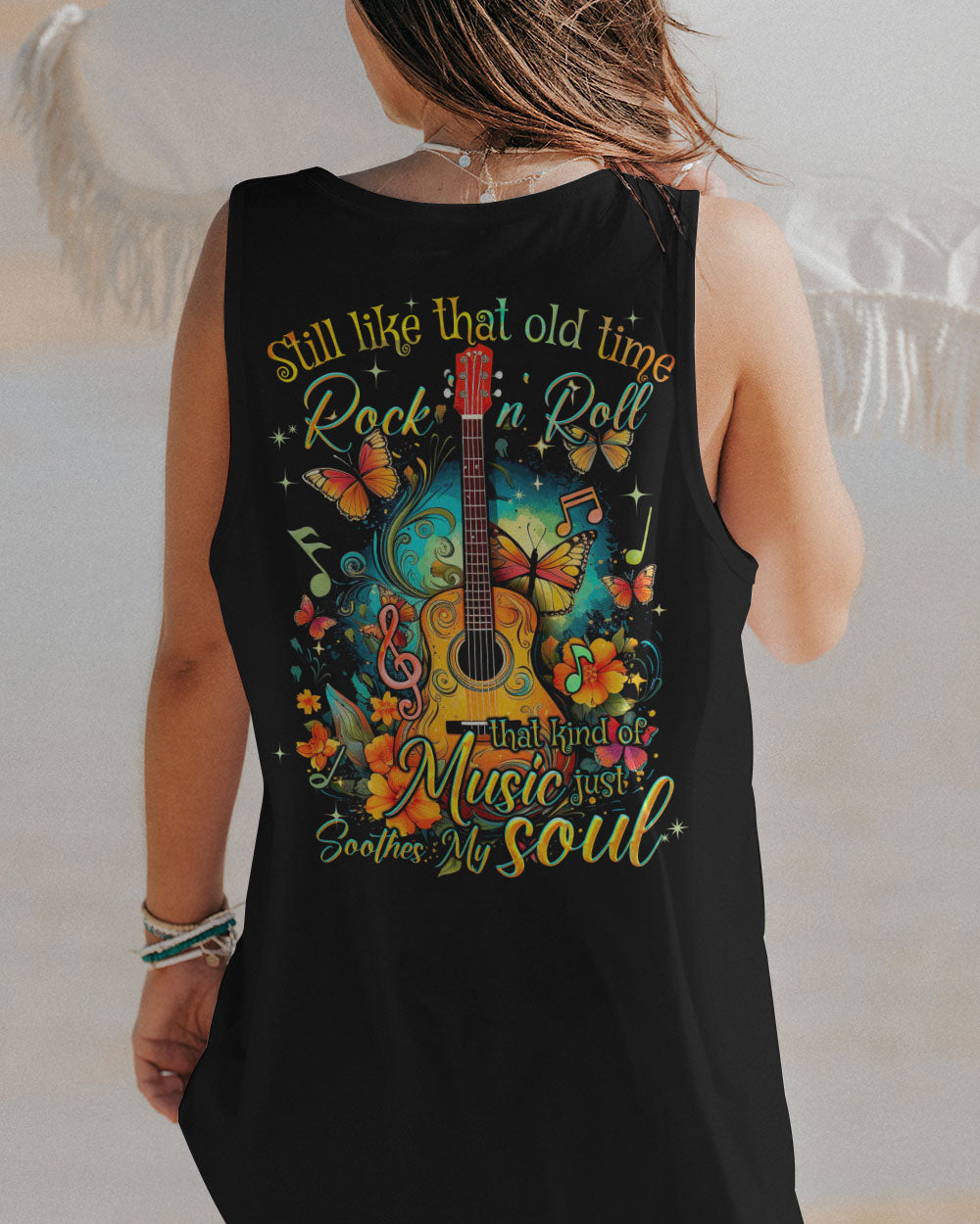 MUSIC SOOTHES THE SOUL GUITAR ALL OVER PRINT - TYQY1210233