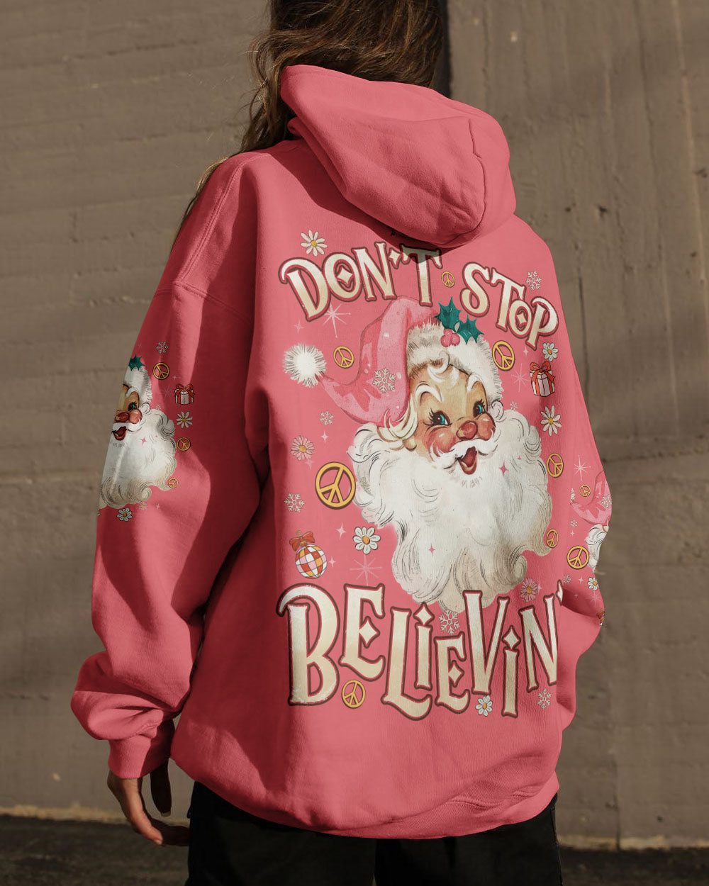 DON'T STOP BELIEVING CHRISTMAS ALL OVER PRINT - TYQY1211241