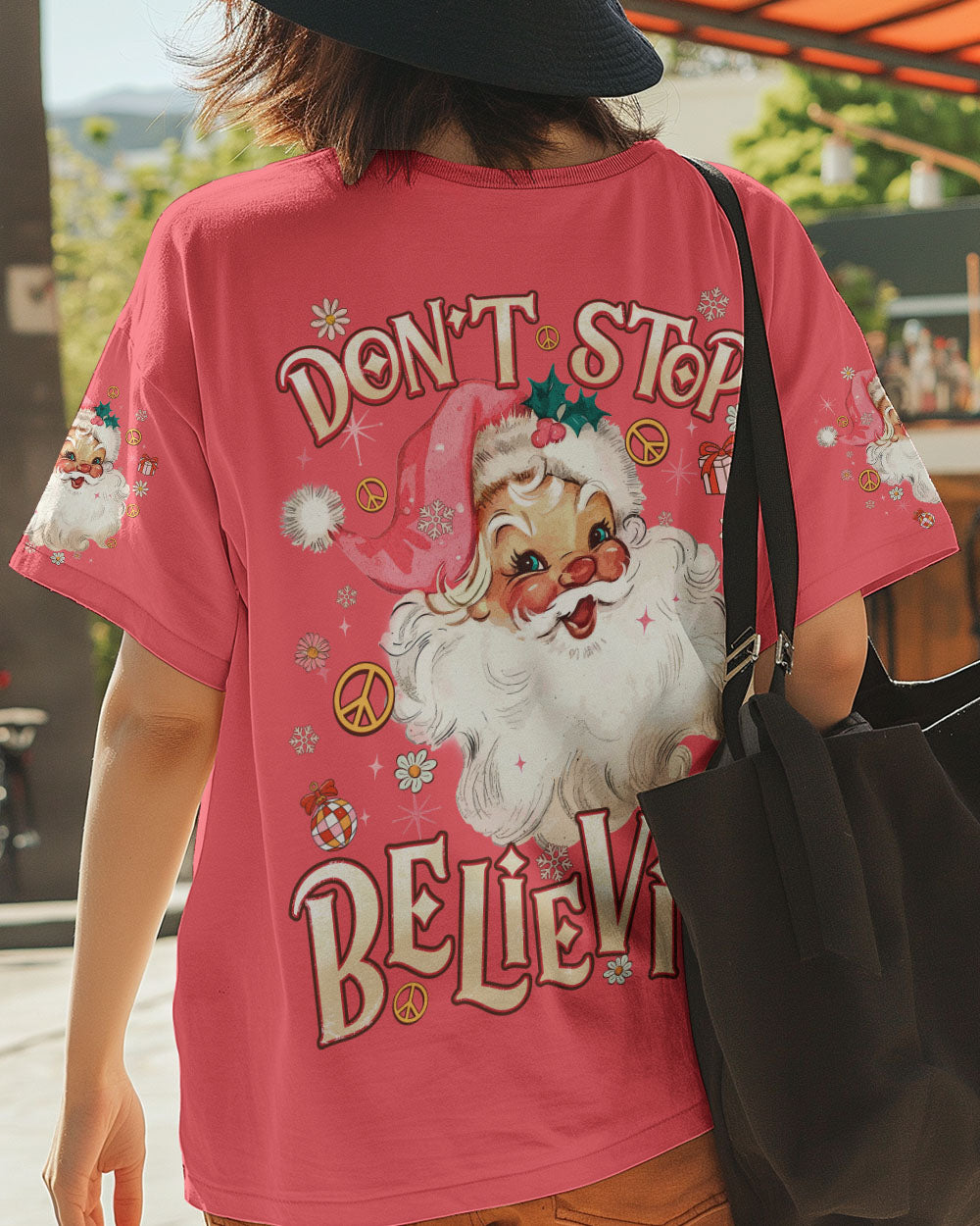 DON'T STOP BELIEVING CHRISTMAS ALL OVER PRINT - TYQY1211241