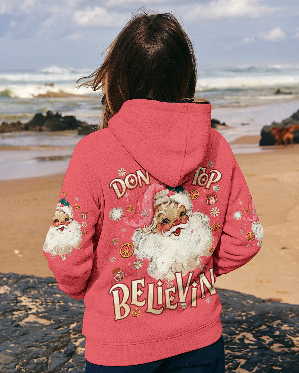 DON'T STOP BELIEVING CHRISTMAS ALL OVER PRINT - TYQY1211241