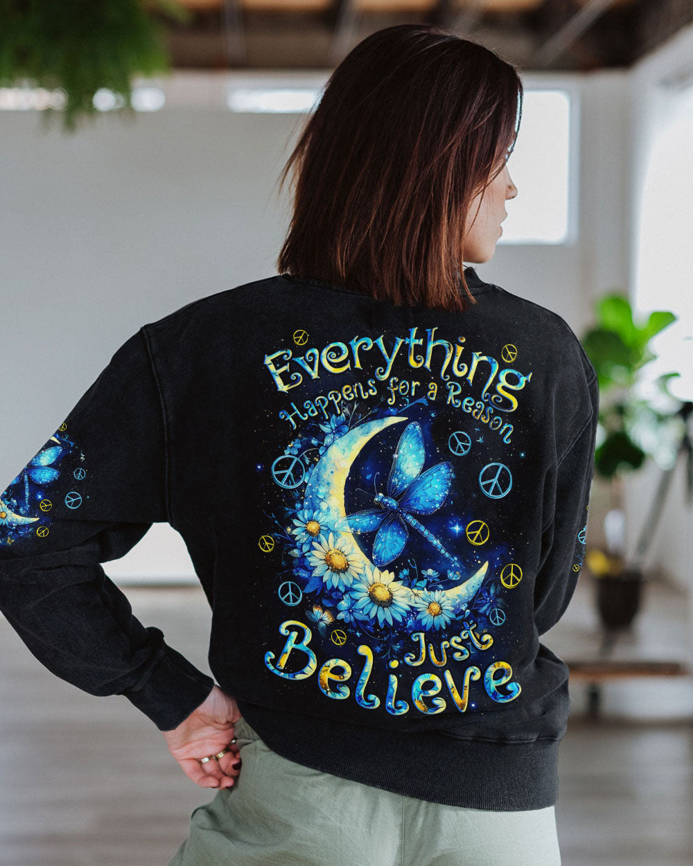 JUST BELIEVE DRAGONFLY ALL OVER PRINT - TYQY1212243