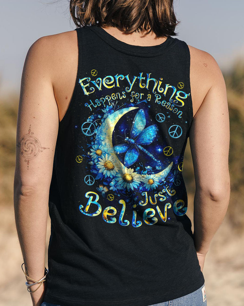JUST BELIEVE DRAGONFLY ALL OVER PRINT - TYQY1212243