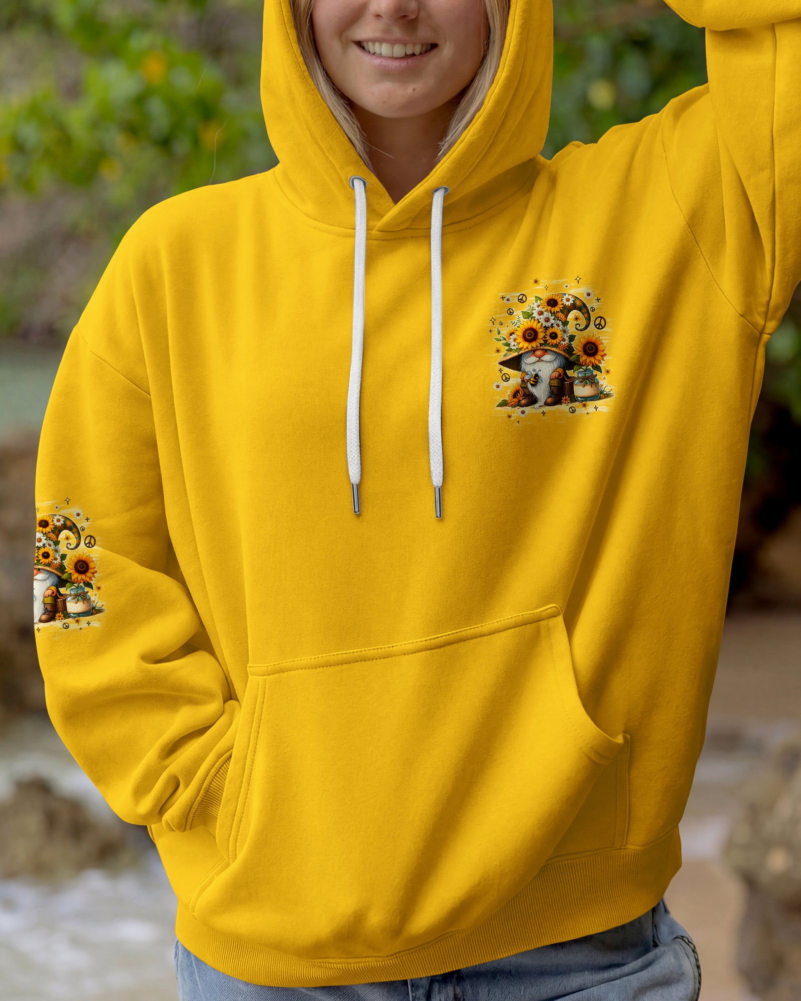WHISPER WORDS OF WISDOM LET IT BEE GNOME ALL OVER PRINT - TYQY1301262