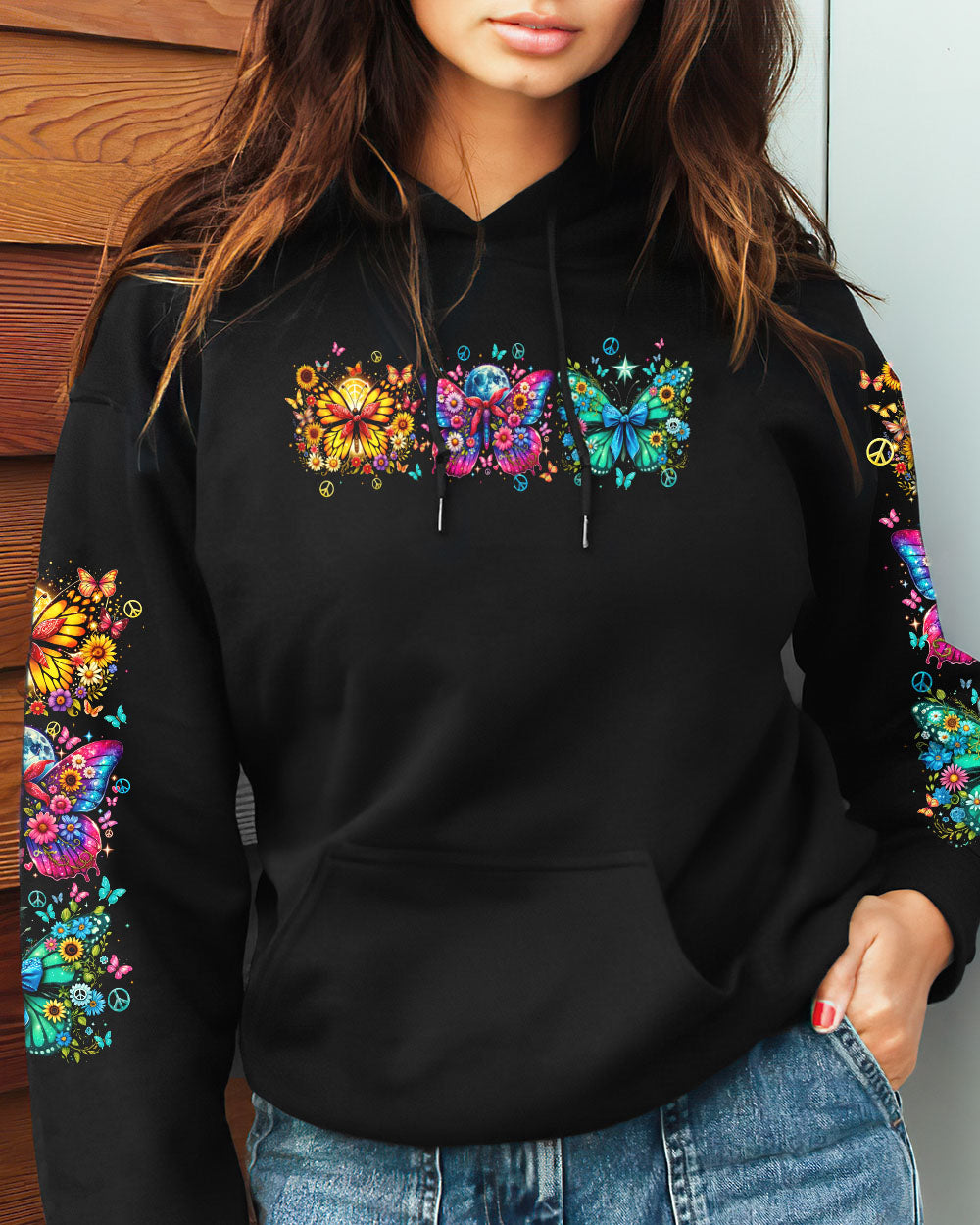 LIVE BY THE SUN BUTTERFLIES ALL OVER PRINT - TYQY1306244