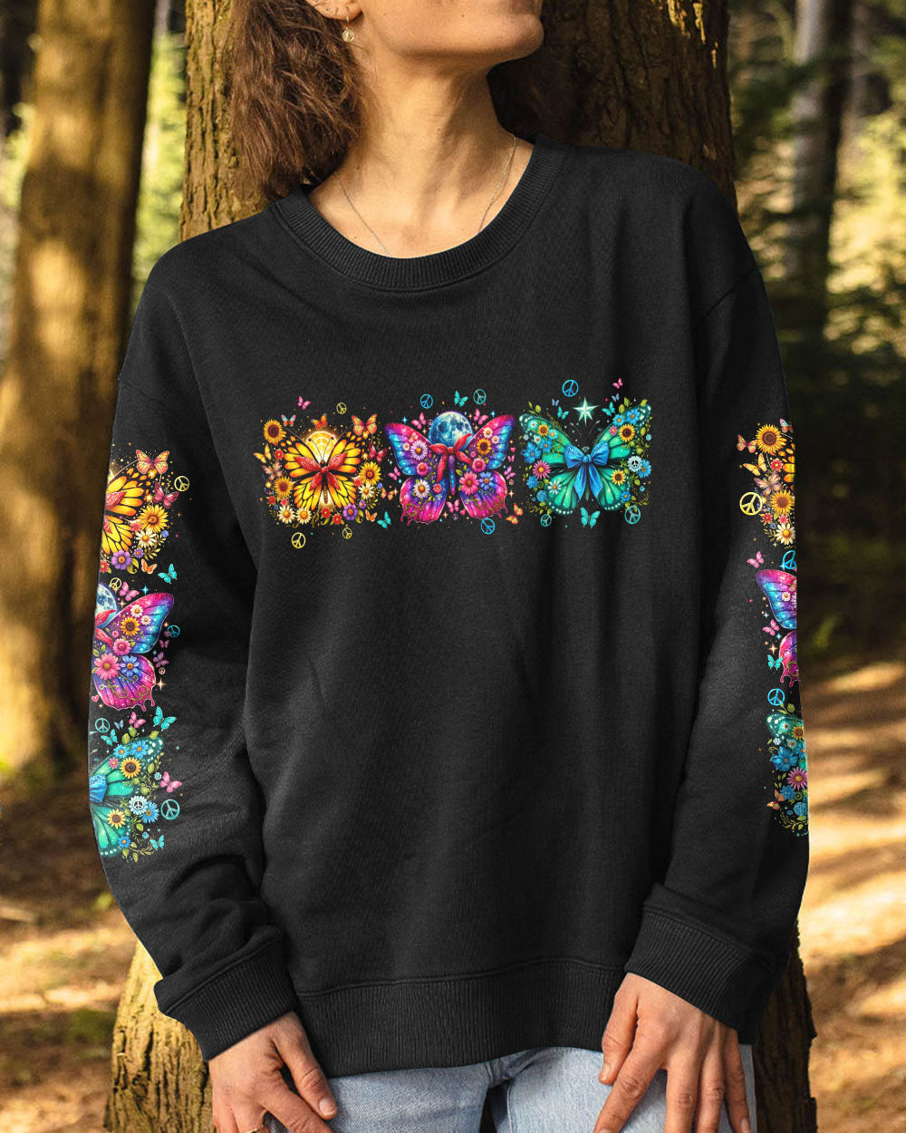 LIVE BY THE SUN BUTTERFLIES ALL OVER PRINT - TYQY1306244