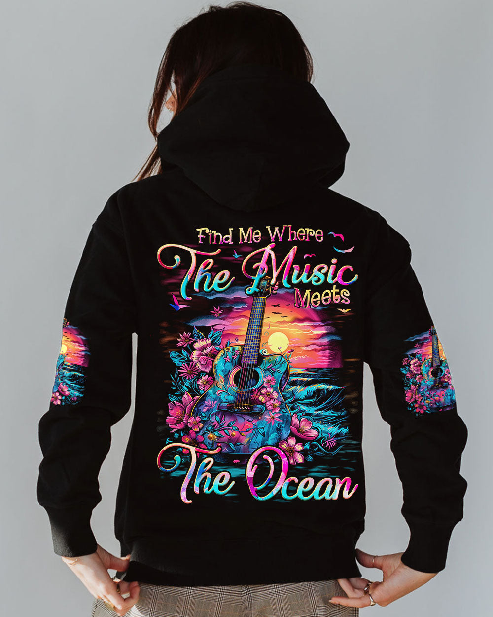 FIND ME WHERE THE MUSIC MEETS THE OCEAN ALL OVER PRINT - TYQY1312242