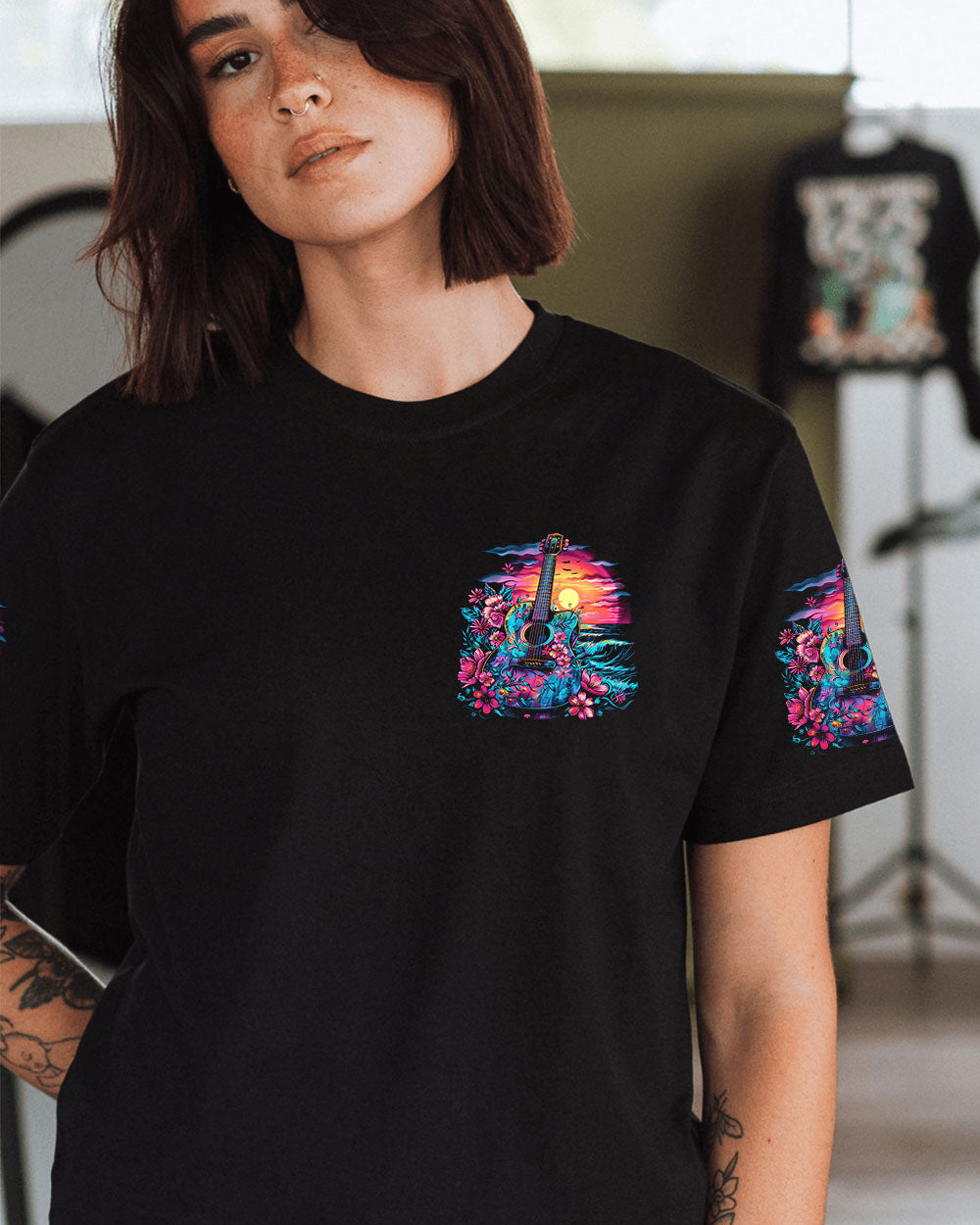 FIND ME WHERE THE MUSIC MEETS THE OCEAN ALL OVER PRINT - TYQY1312242