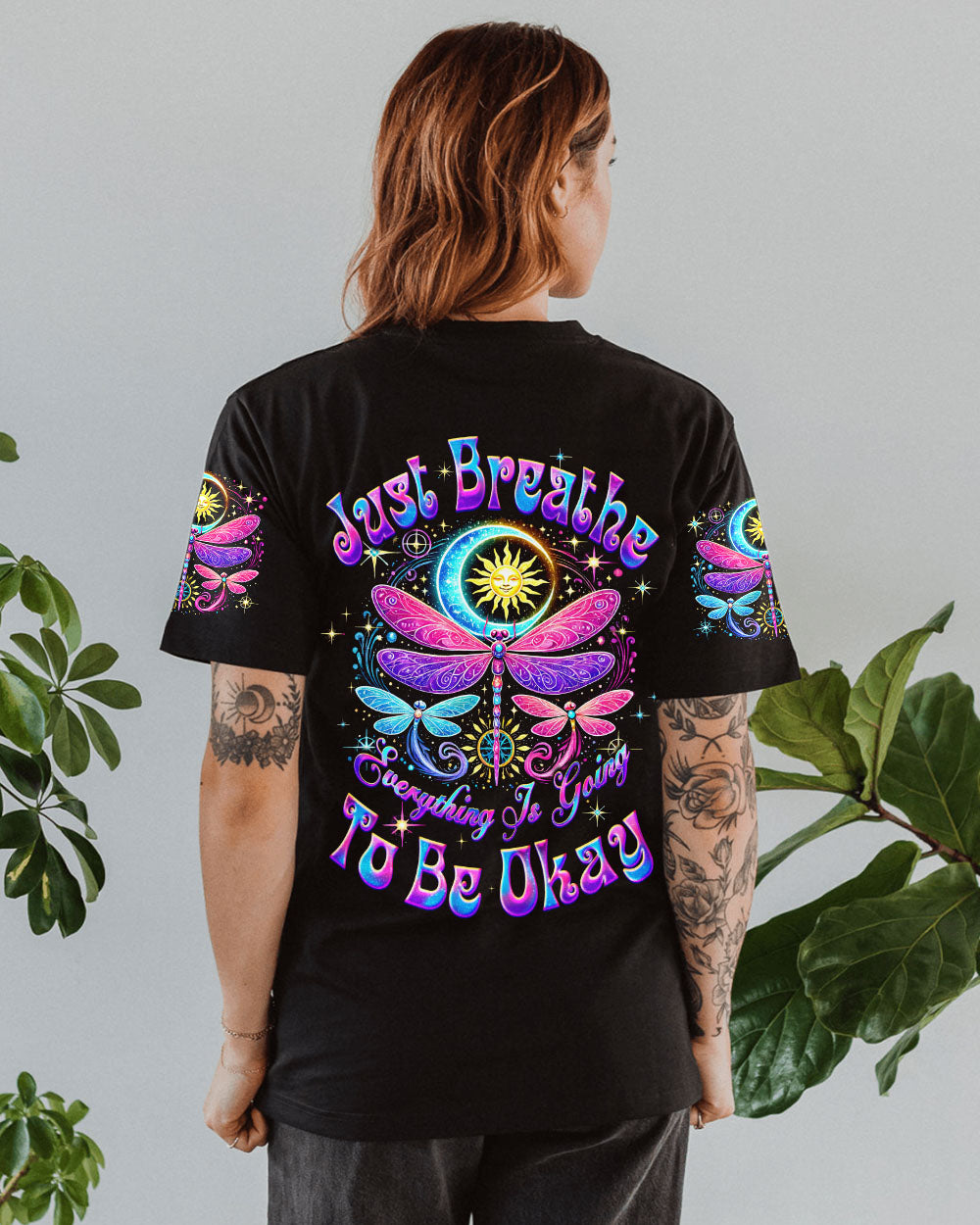 JUST BREATHE DRAGONFLY ALL OVER PRINT - TYQY1403252