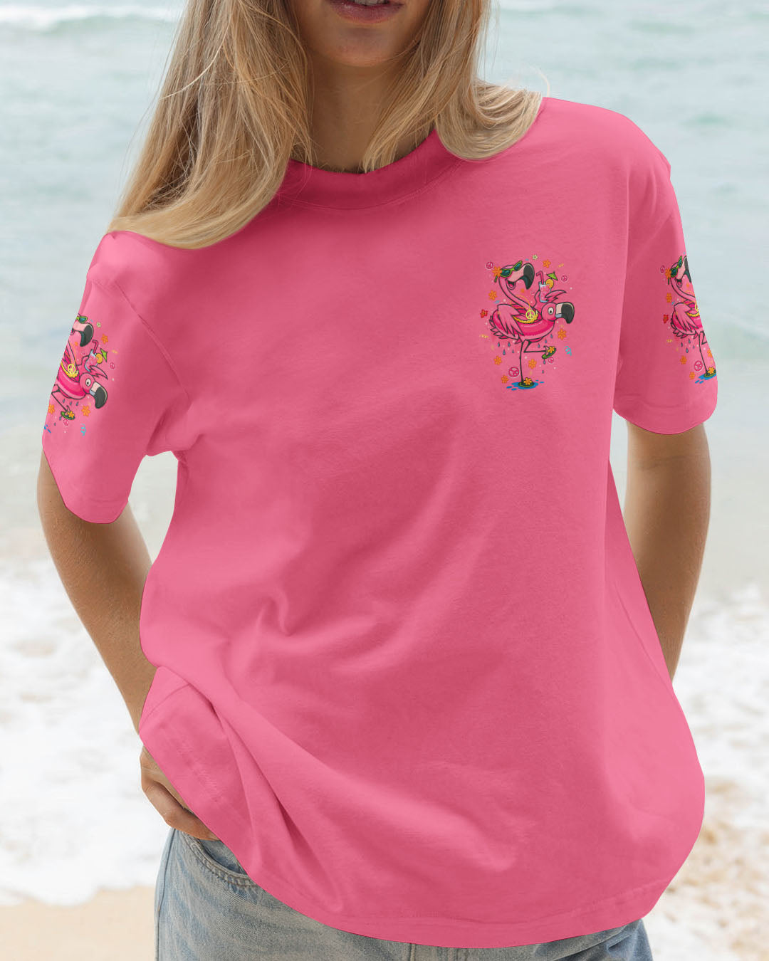 I'M JUST FANCY FLAMINGO ALL OVER PRINT - TYQY1404252