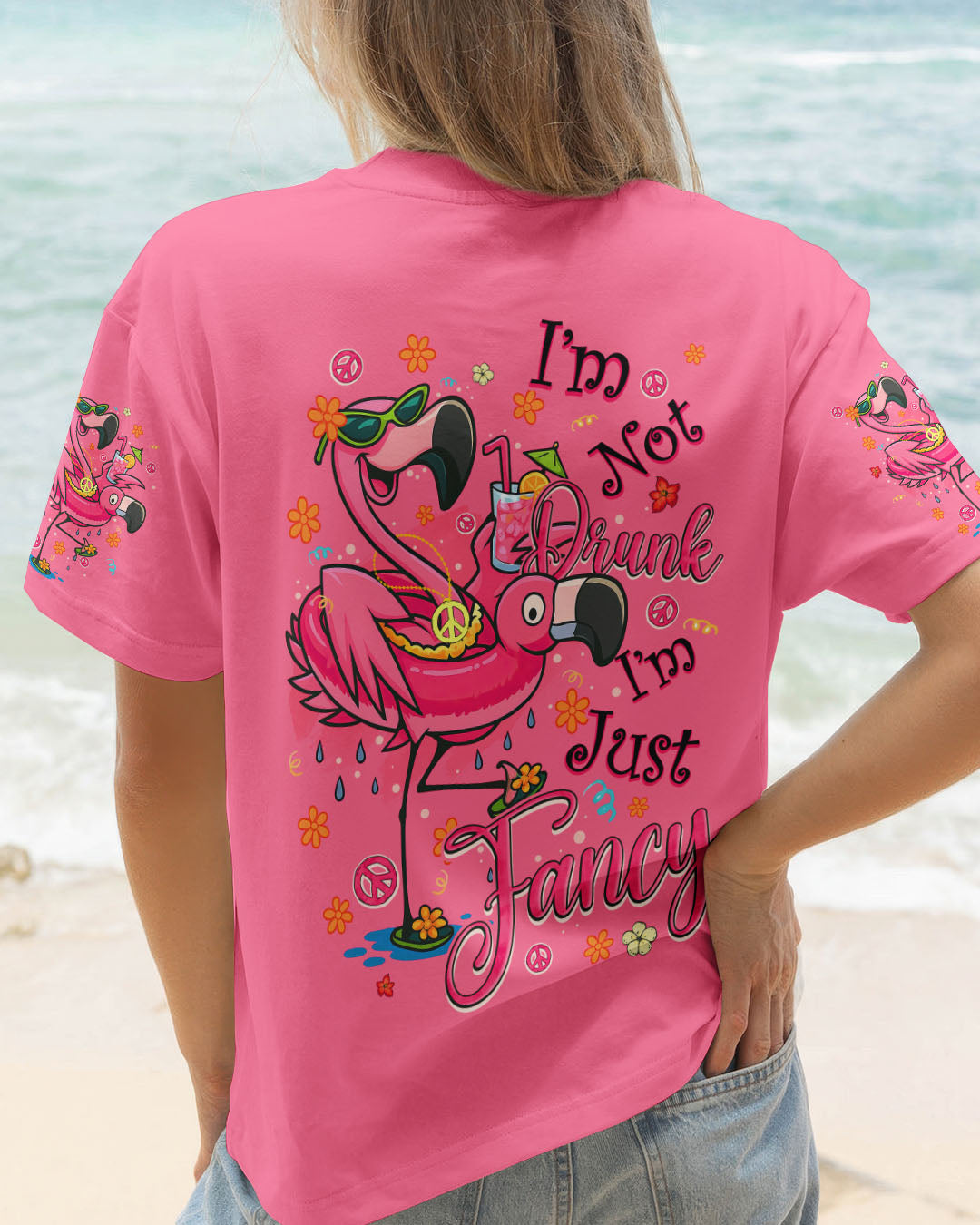I'M JUST FANCY FLAMINGO ALL OVER PRINT - TYQY1404252