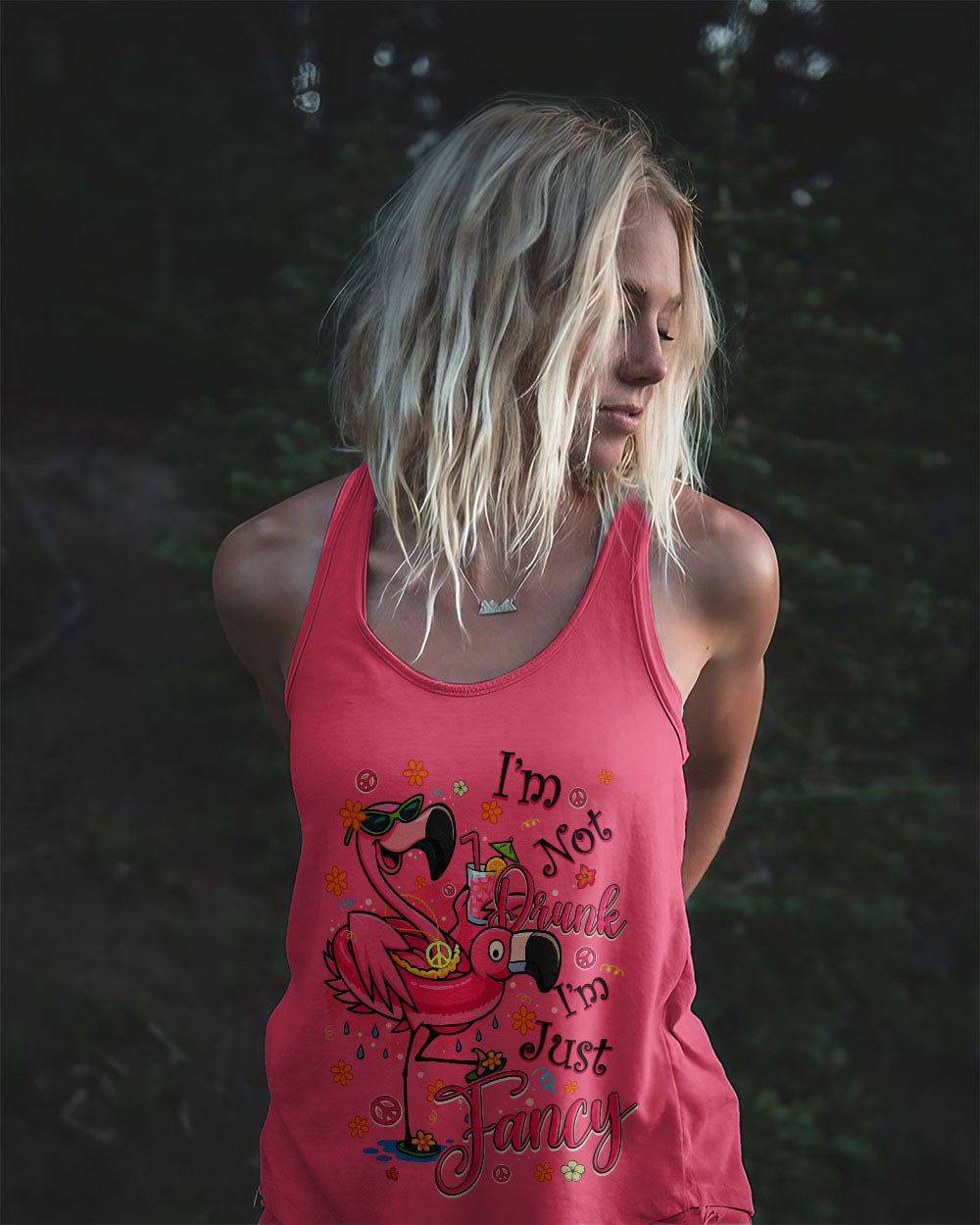 I'M JUST FANCY FLAMINGO ALL OVER PRINT - TYQY1404252
