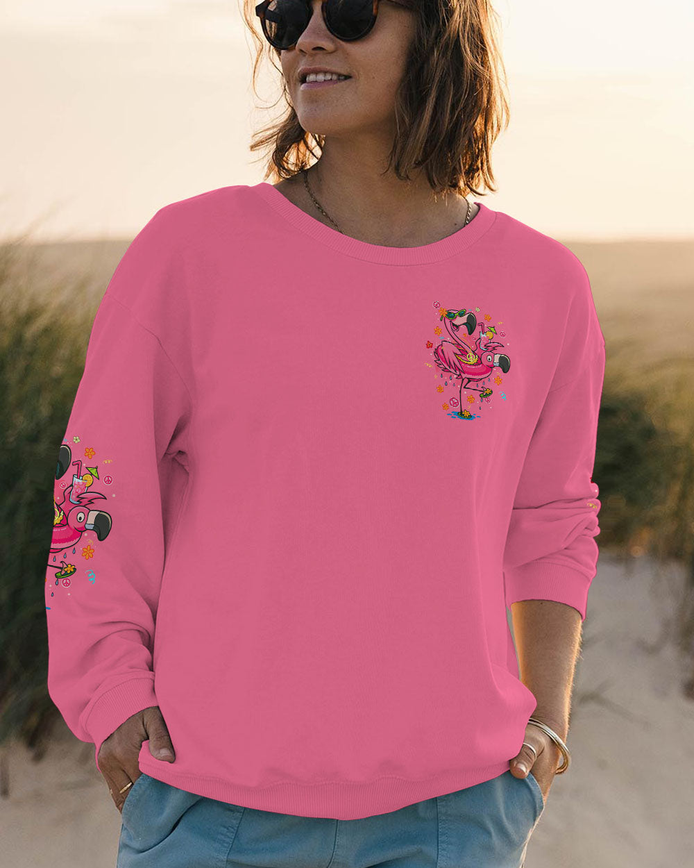 I'M JUST FANCY FLAMINGO ALL OVER PRINT - TYQY1404252