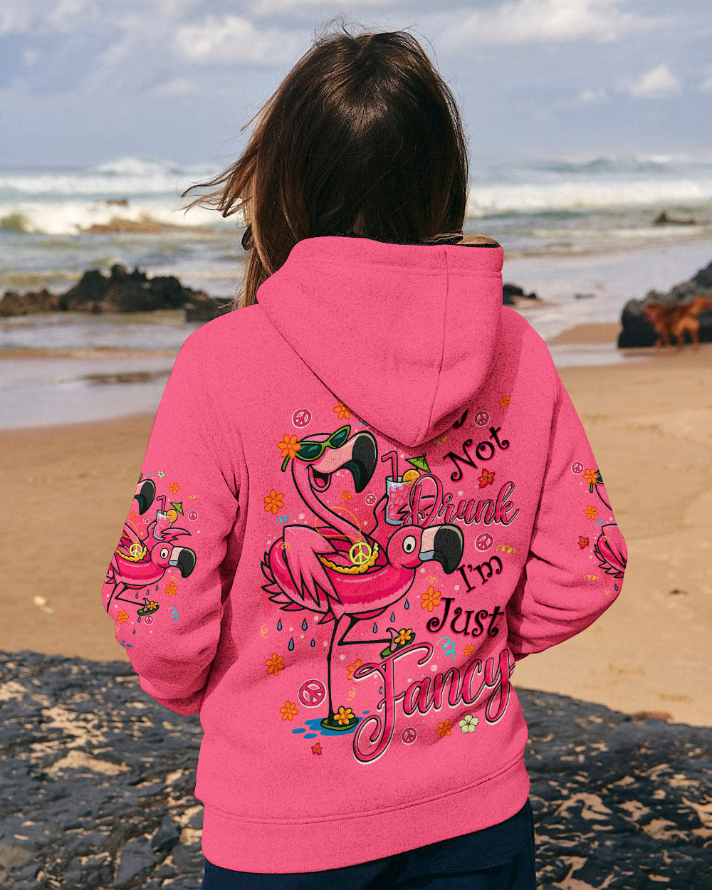I'M JUST FANCY FLAMINGO ALL OVER PRINT - TYQY1404252
