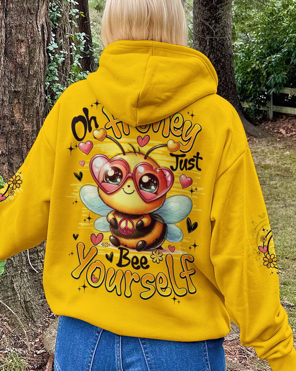 OH HONEY JUST BEE YOURSELF ALL OVER PRINT - TYQY1406253
