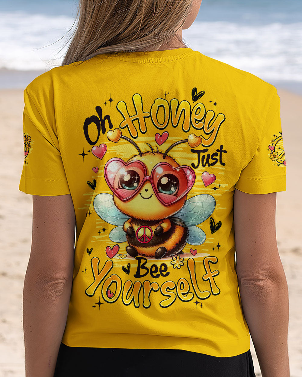 OH HONEY JUST BEE YOURSELF ALL OVER PRINT - TYQY1406253