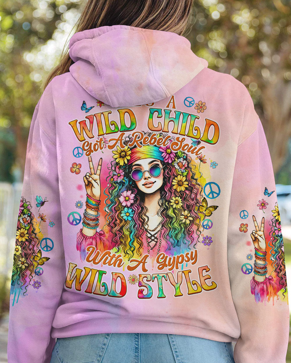 SHE IS A WILD CHILD ALL OVER PRINT - TYQY1408244