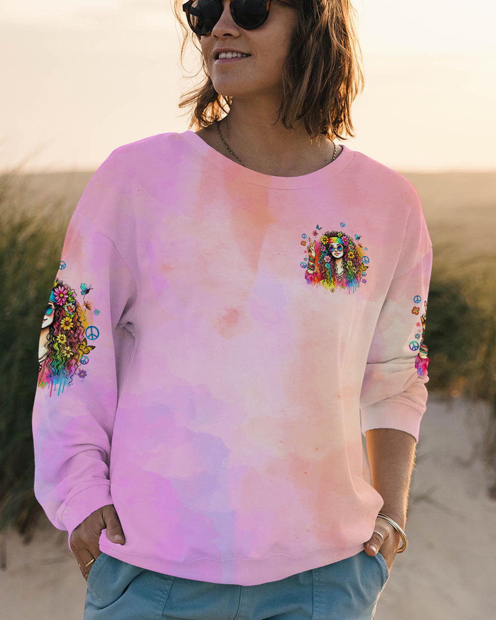 SHE IS A WILD CHILD ALL OVER PRINT - TYQY1408244