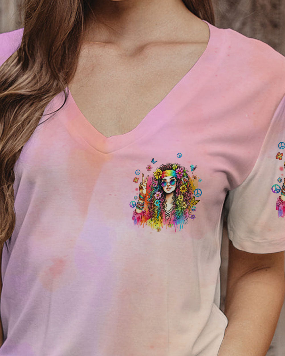 SHE IS A WILD CHILD ALL OVER PRINT - TYQY1408244