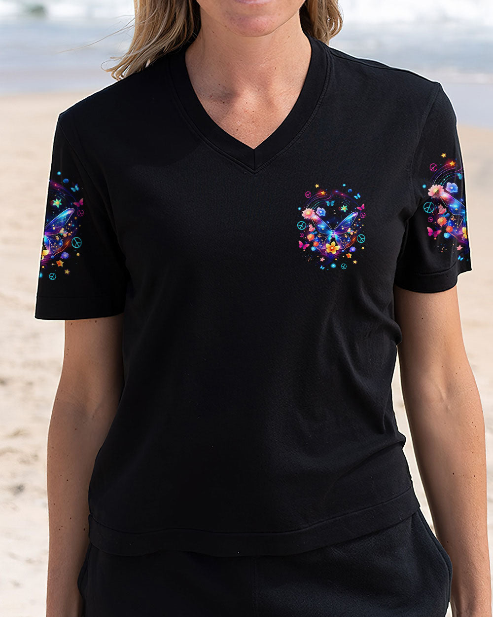 JUST BREATHE BUTTERFLY ALL OVER PRINT - TYQY1410244