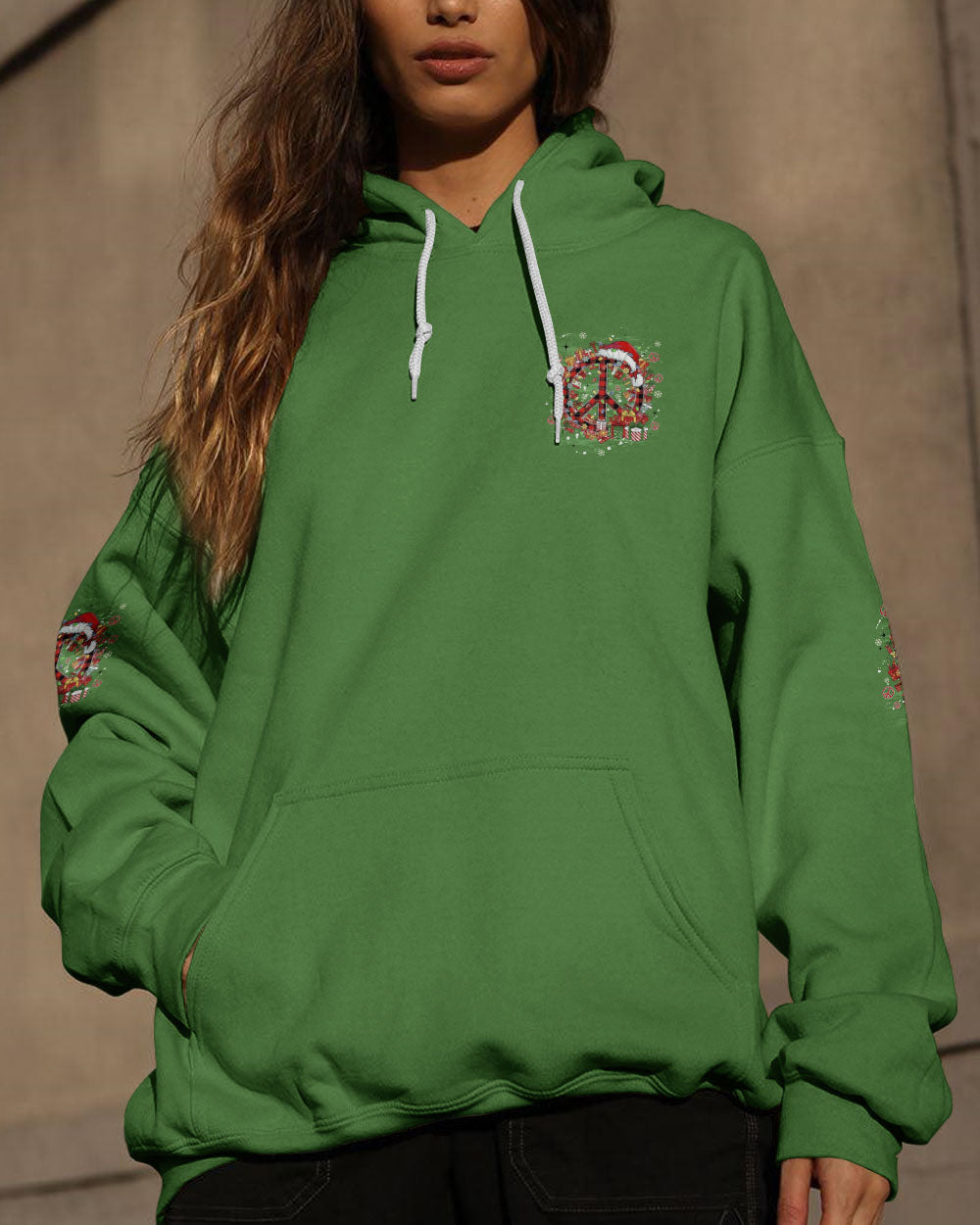 IMAGINE ALL THE PEOPLE LIVING LIFE IN PEACE CHRISTMAS TIE DYE ALL OVER PRINT - TYQY1411251