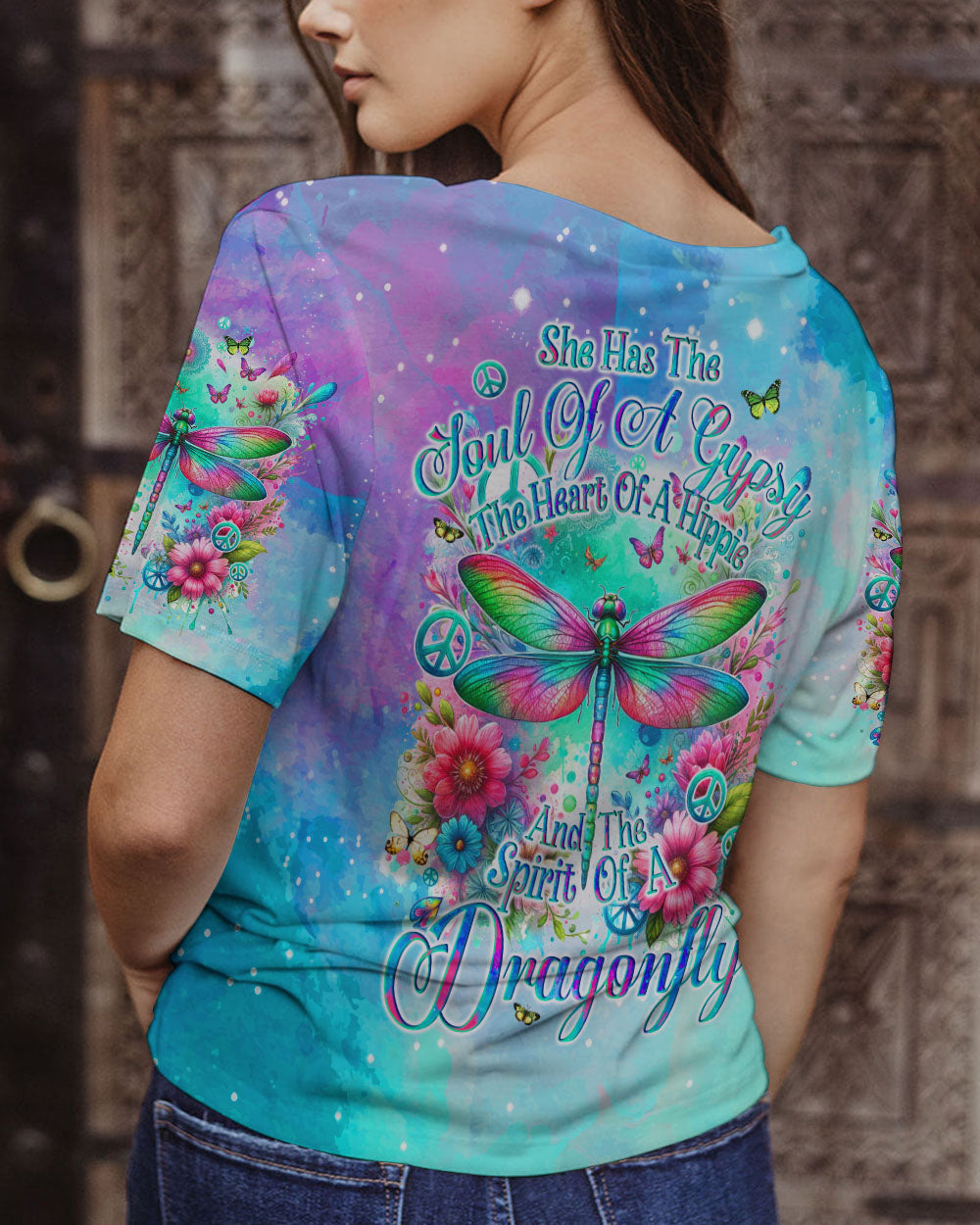 SPIRIT OF A DRAGONFLY ALL OVER PRINT - TYQY1412234