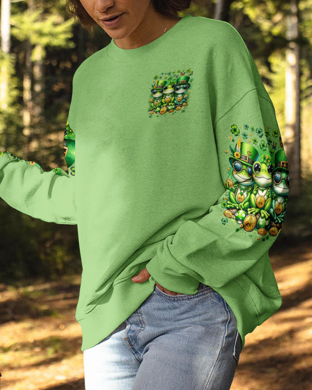 FRIENDS ARE LIKE FOUR-LEAF CLOVERS PATRICK'S DAY ALL OVER PRINT - TYQY1501242