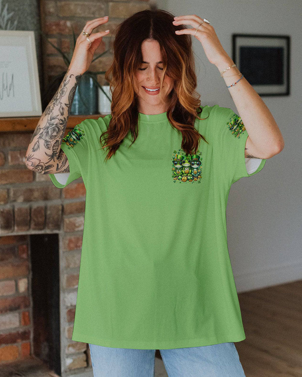 FRIENDS ARE LIKE FOUR-LEAF CLOVERS PATRICK'S DAY ALL OVER PRINT - TYQY1501242